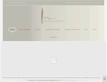 Tablet Screenshot of maitedomenech.com